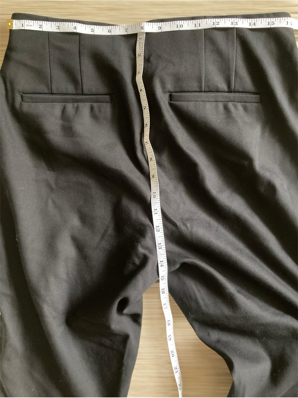Ann Taylor LOFT High Waist Curvy Skinny Pants Sz 12 Black - Picture 3 of 8